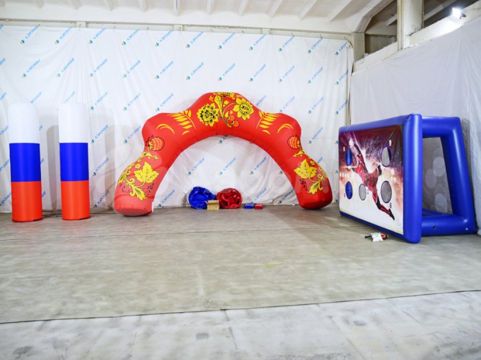 Надувная арка Хохлома — авторский дизайн и оформление на выбор