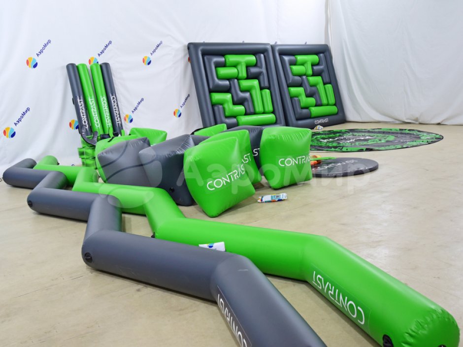 Зигзаг — надувной аттракцион для забегов