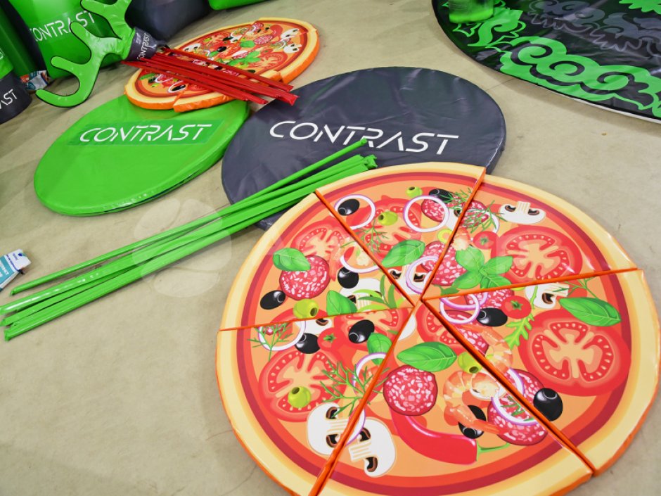 Командный аттракцион Пицца — попробуй донести целой