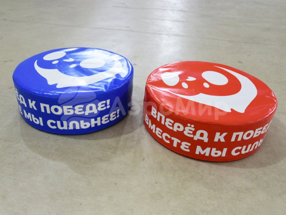 Гигантский хоккей — огромные клюшки и шайба для развлечения и командных игр