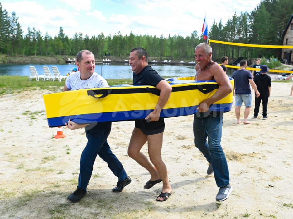 Мягкая лодочка — поролоновый реквизит для веселых стартов и развлечений