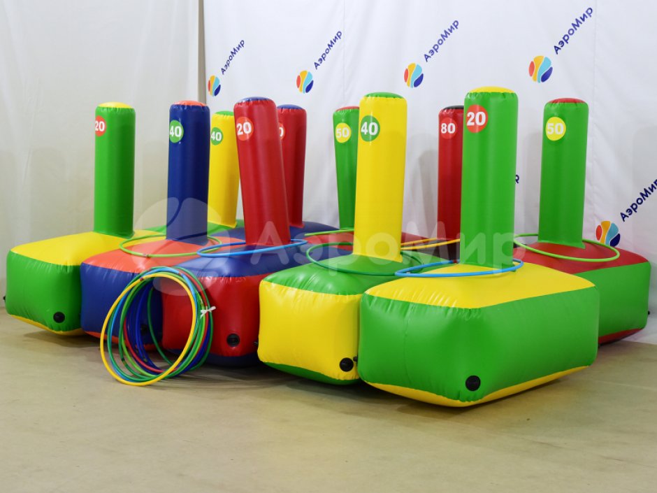 Кольцеброс Столбик — составной игровой реквизит на меткость