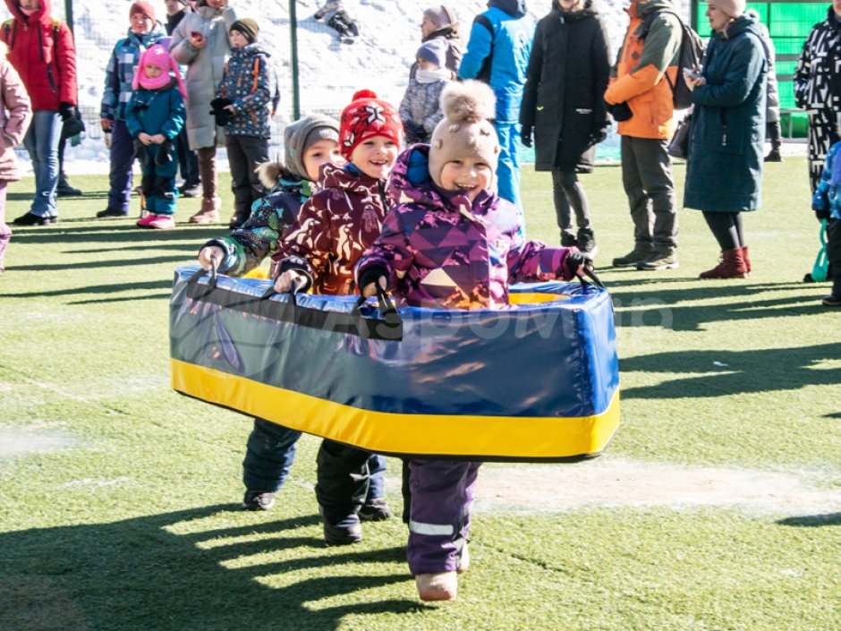 Мягкая лодочка — поролоновый реквизит для веселых стартов и развлечений