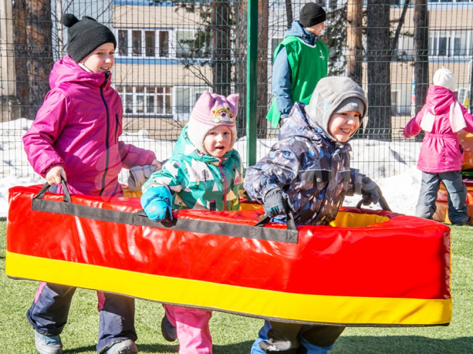 Мягкая лодочка — поролоновый реквизит для веселых стартов и развлечений