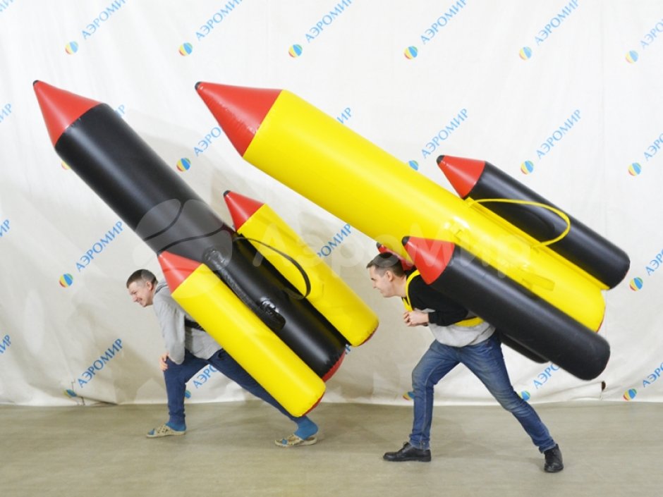 Космическая ракета — командный аттракцион на двоих