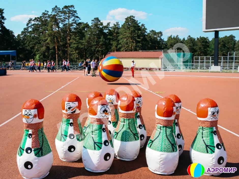 Надувной боулинг Снеговики (не использовать, смотреть id 58)