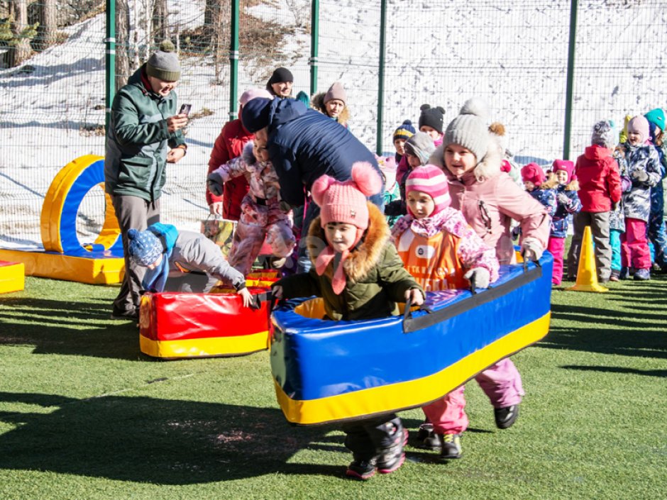 Мягкая лодочка — поролоновый реквизит для веселых стартов и развлечений