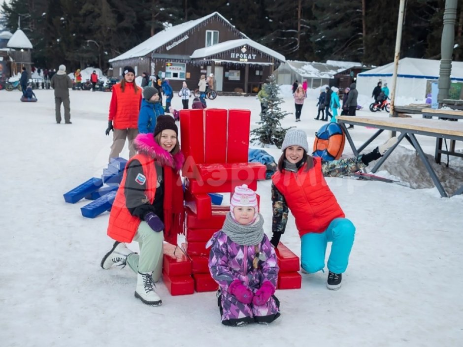 Гигантская дженга — популярная игра формата XXL