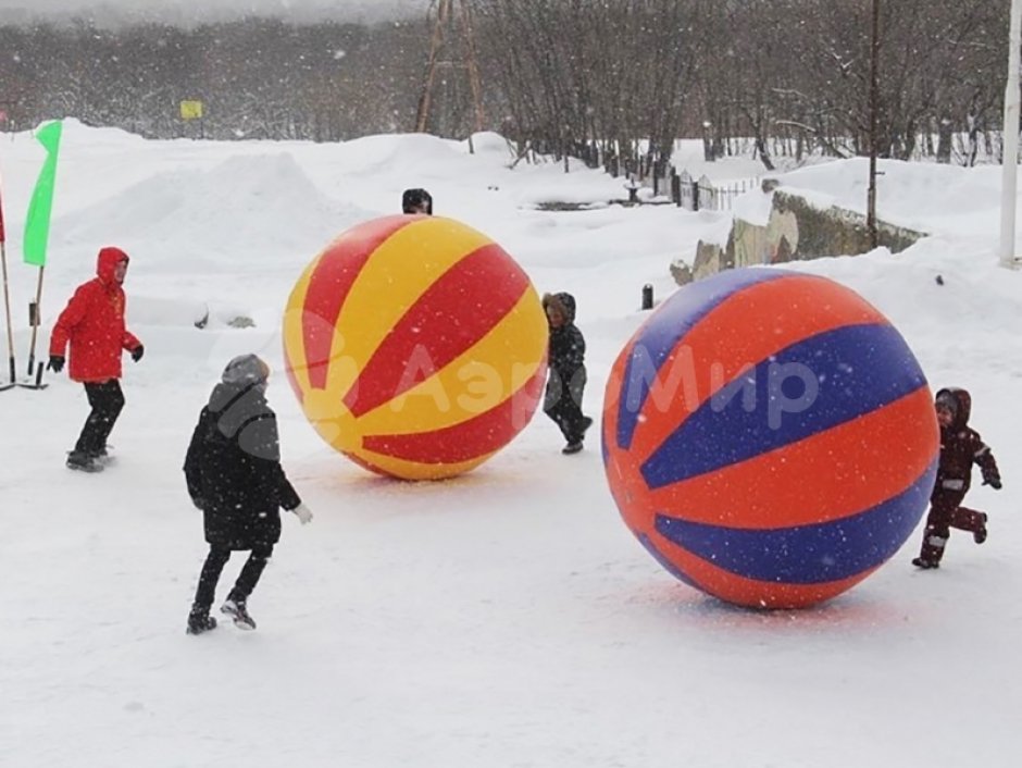 Большой надувной мяч - для спортивных игр и праздников