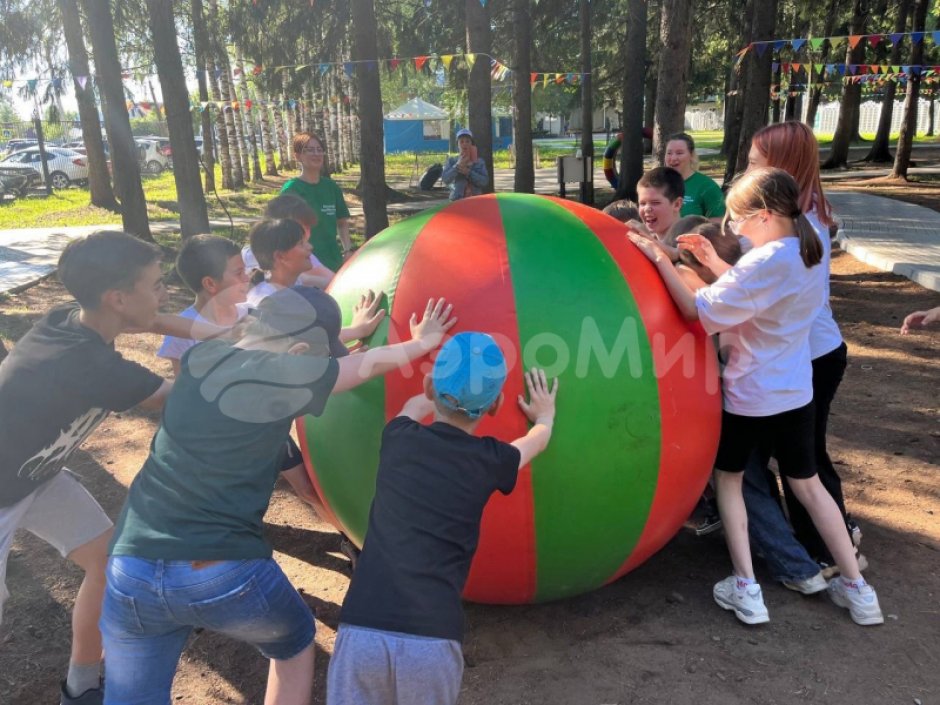 Большой надувной мяч - для спортивных игр и праздников