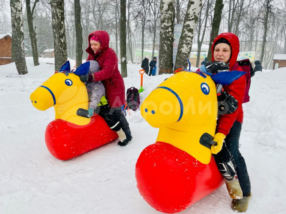 Лошадиные скачки — командный игровой реквизит для забегов и эстафет