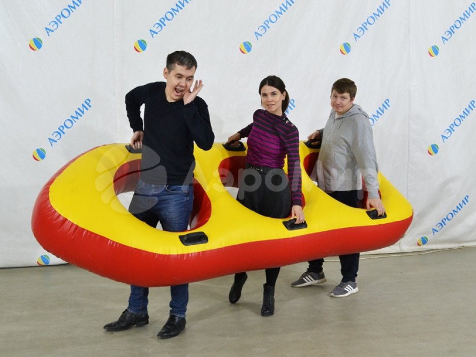 Надувная Лодочка — командная игра для эстафет и развлечений