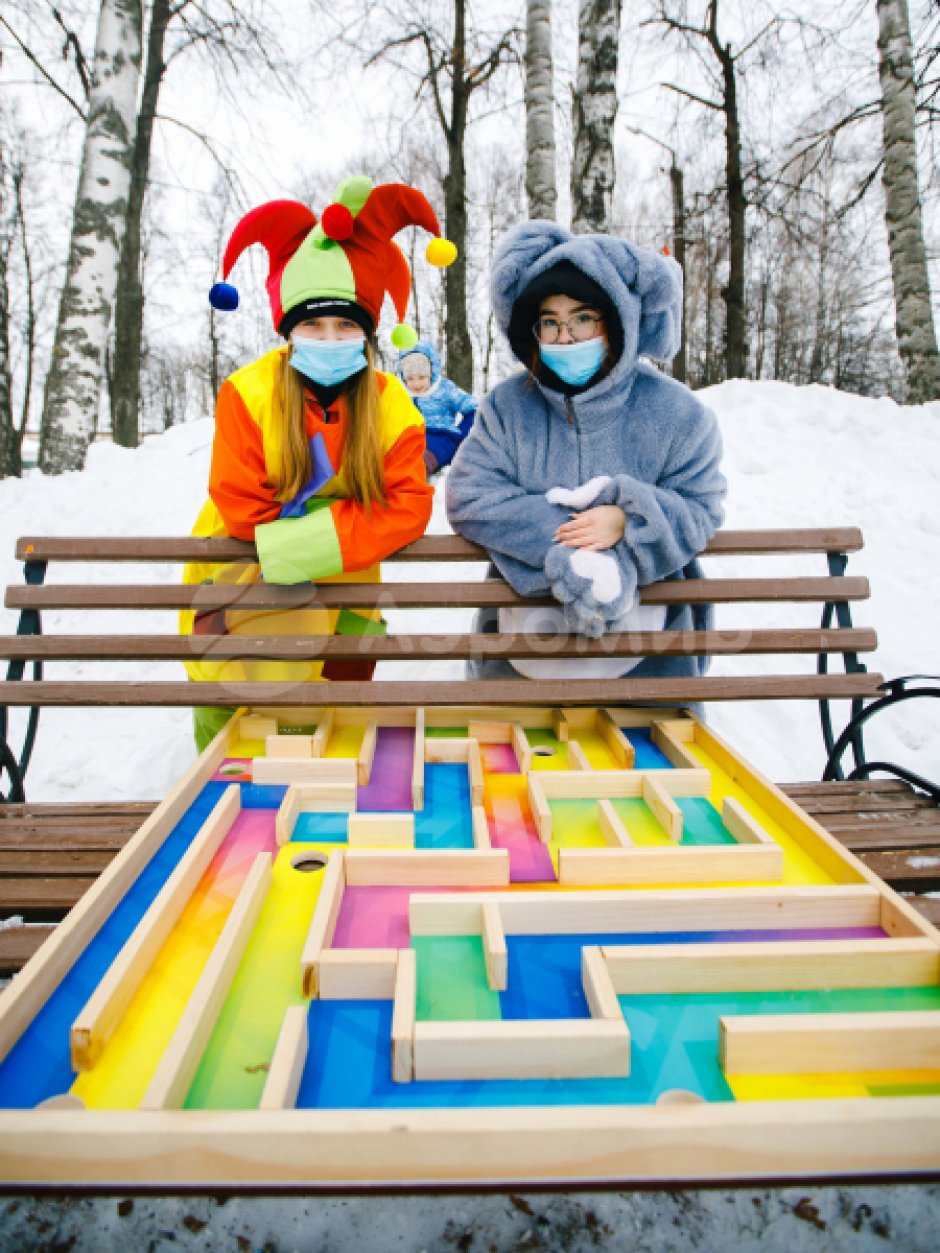 Лабиринт с шариком — командная игра