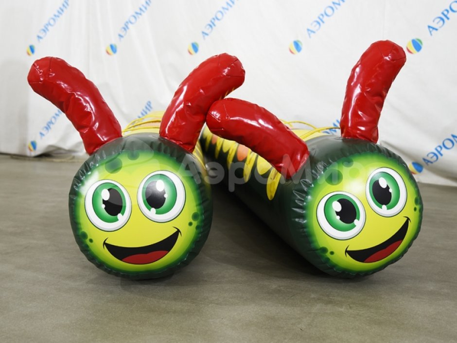 Надувная Торпеда-Гусеница — для веселых стартов, шуточных забегов и эстафет