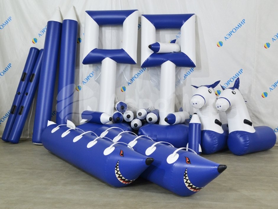 Игровой реквизит — надувная торпеда Акула