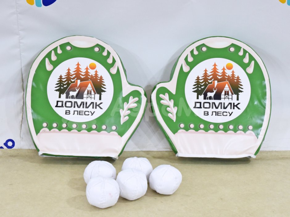 Поймай снежки — игровой реквизит для праздников