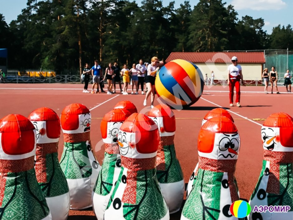 Надувной боулинг Снеговики (не использовать, смотреть id 58)