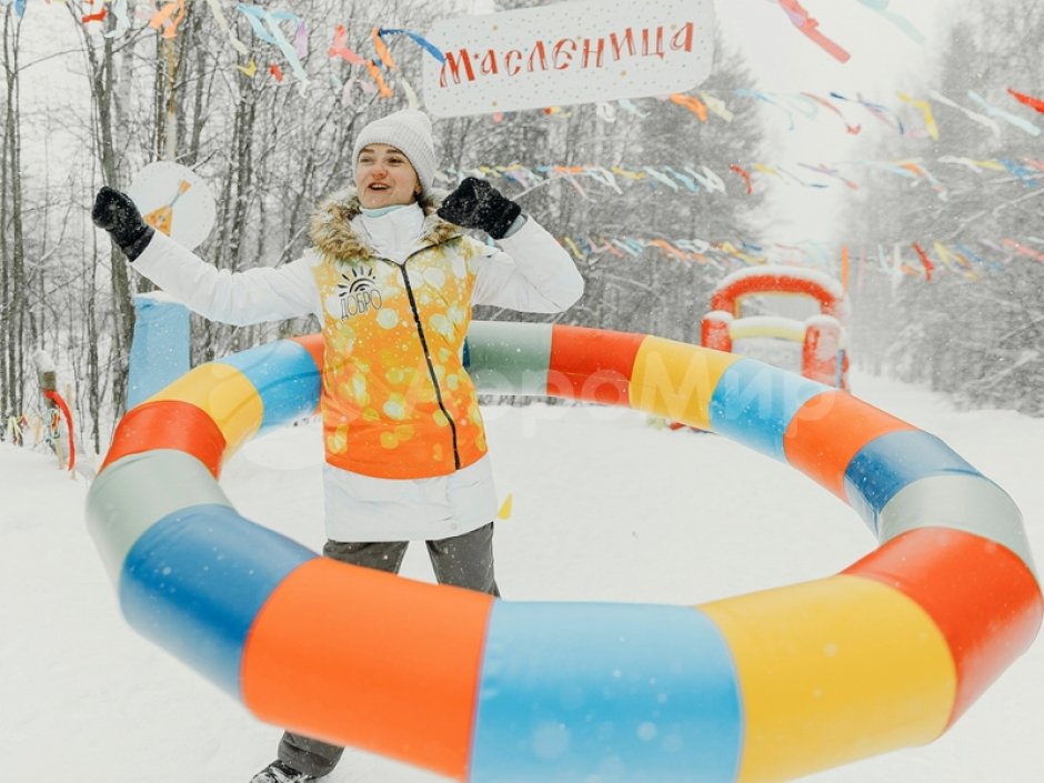 Гигантский обруч для спортивных игр и праздников