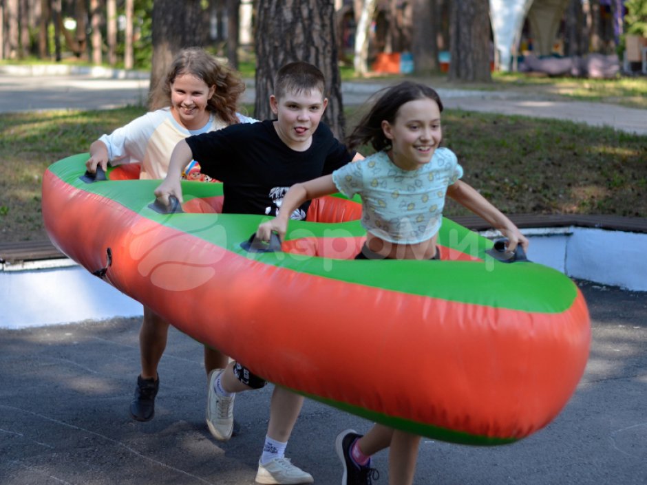 Надувная Лодочка — командная игра для эстафет и развлечений