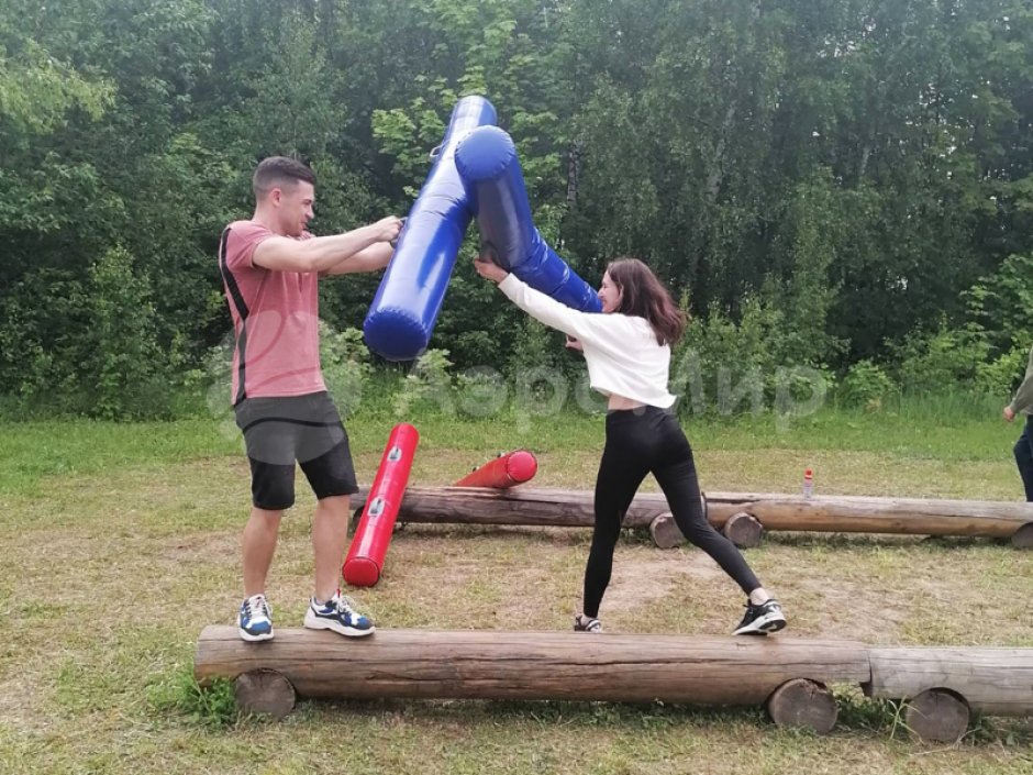 Командный игровой реквизит Бабука — надувная дубина для забав и состязаний