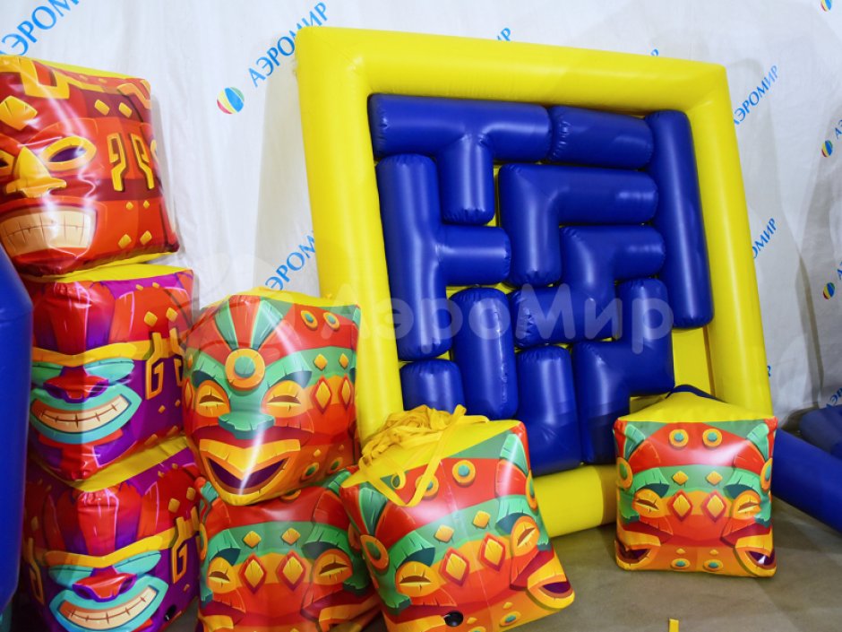 Надувной Тетрис — герметичный аттракцион