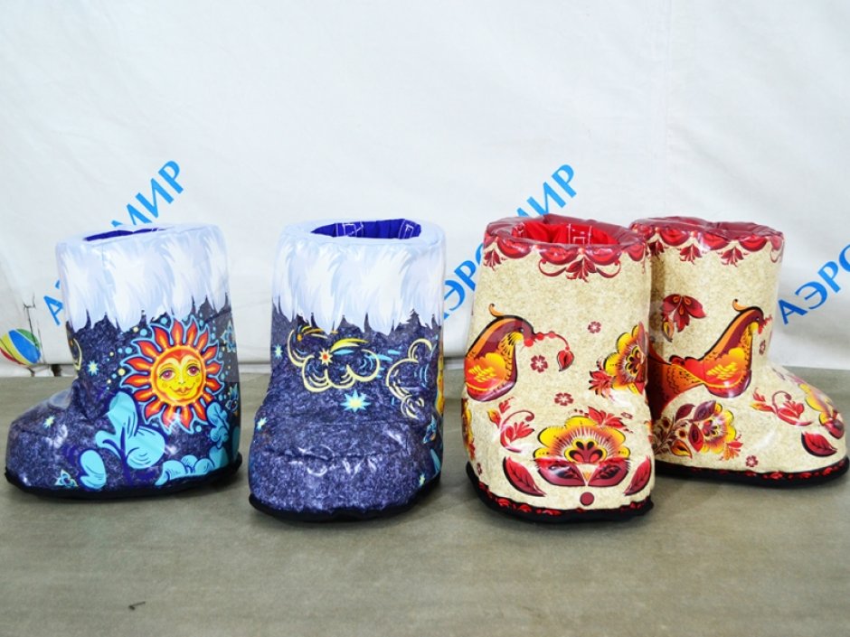 Командный игровой реквизит Гигантские валенки — для эстафет, забегов и игр