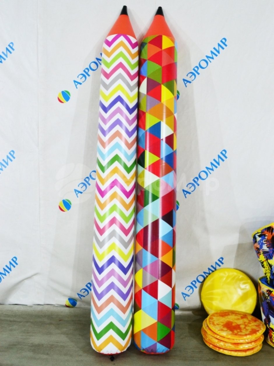 Командный игровой реквизит Гигантский надувной карандаш — мегакарандаш