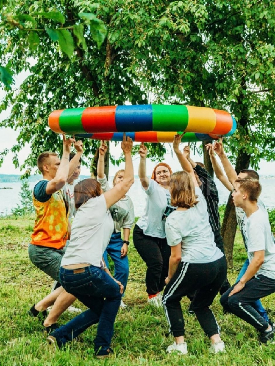 Гигантский обруч для спортивных игр и праздников