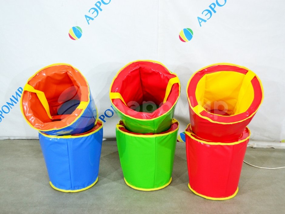 Командный игровой реквизит Забег в ведрах — для шуточных забегов, веселых стартов
