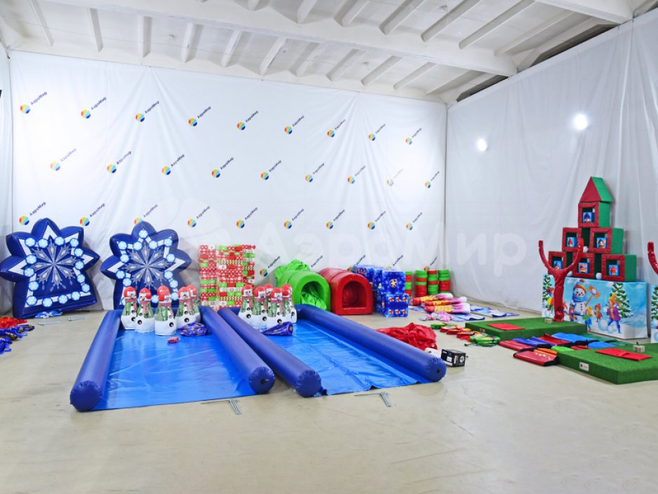 Надувной боулинг Снеговики (не использовать, смотреть id 58)