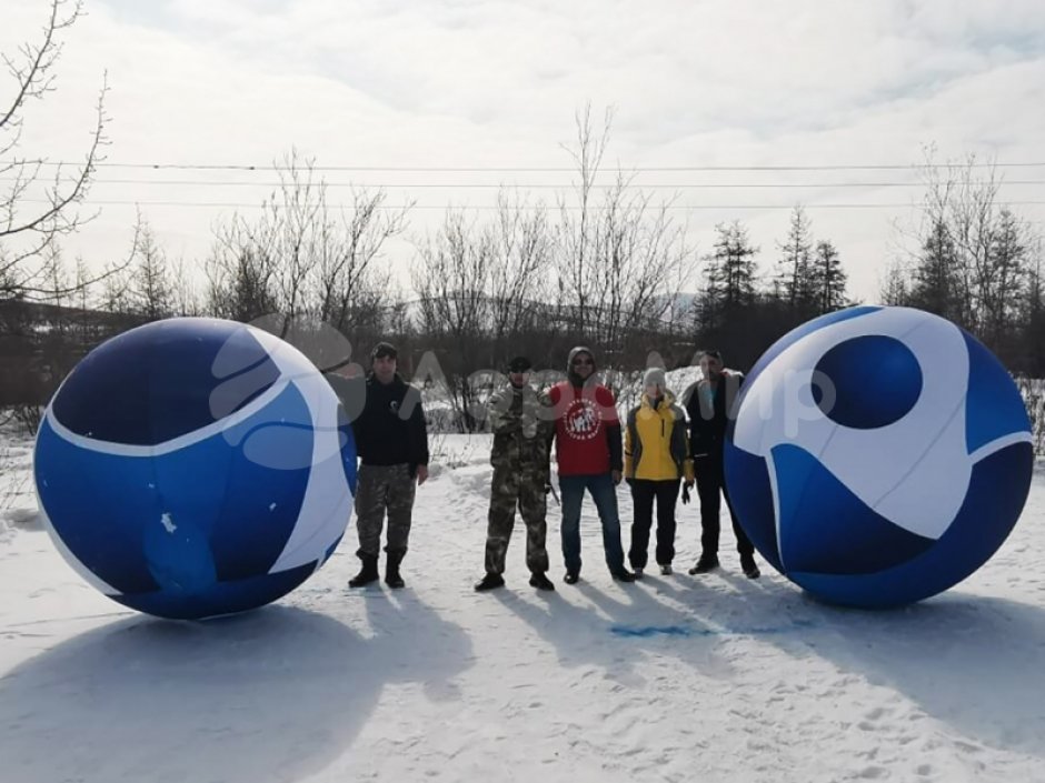 Большой латексный шар для игр, интерактива, рекламы и промо