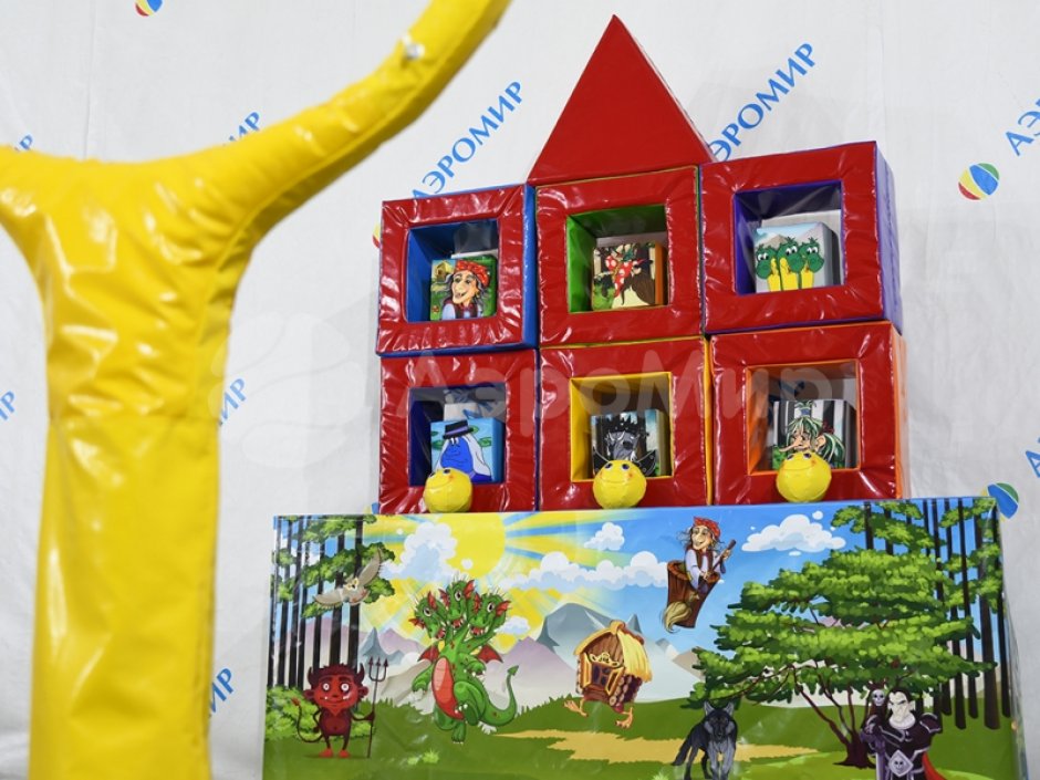 Гигантская Рогатка — большой командный аттракцион на меткость и ловкость