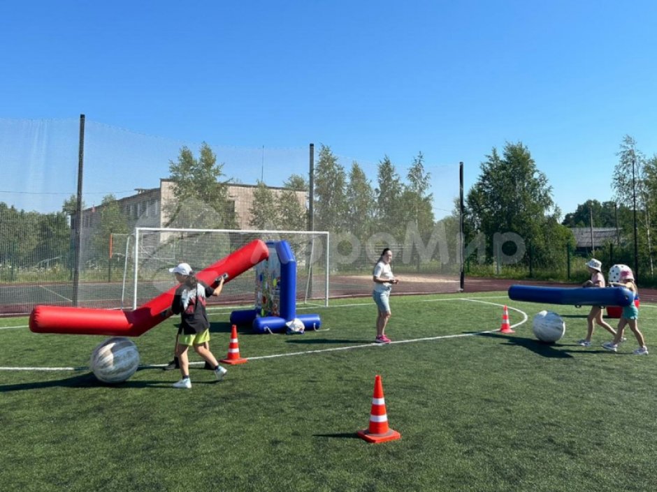 Гигантский хоккей — огромные клюшки и шайба для развлечения и командных игр