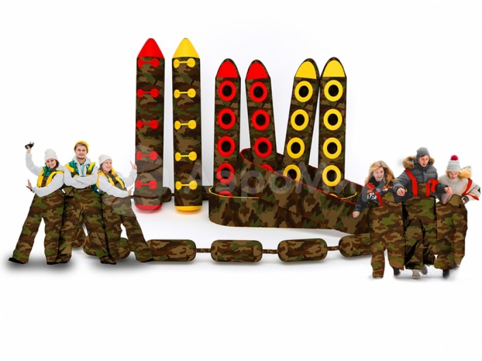 Комплект игрового оборудования Зарница — для военно-патриотических спортивных игр и командных состязаний 