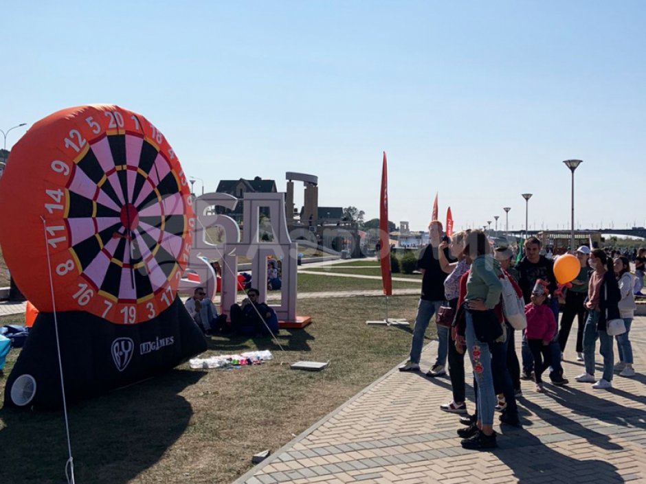 Надувной дартс для мероприятий на открытом воздухе