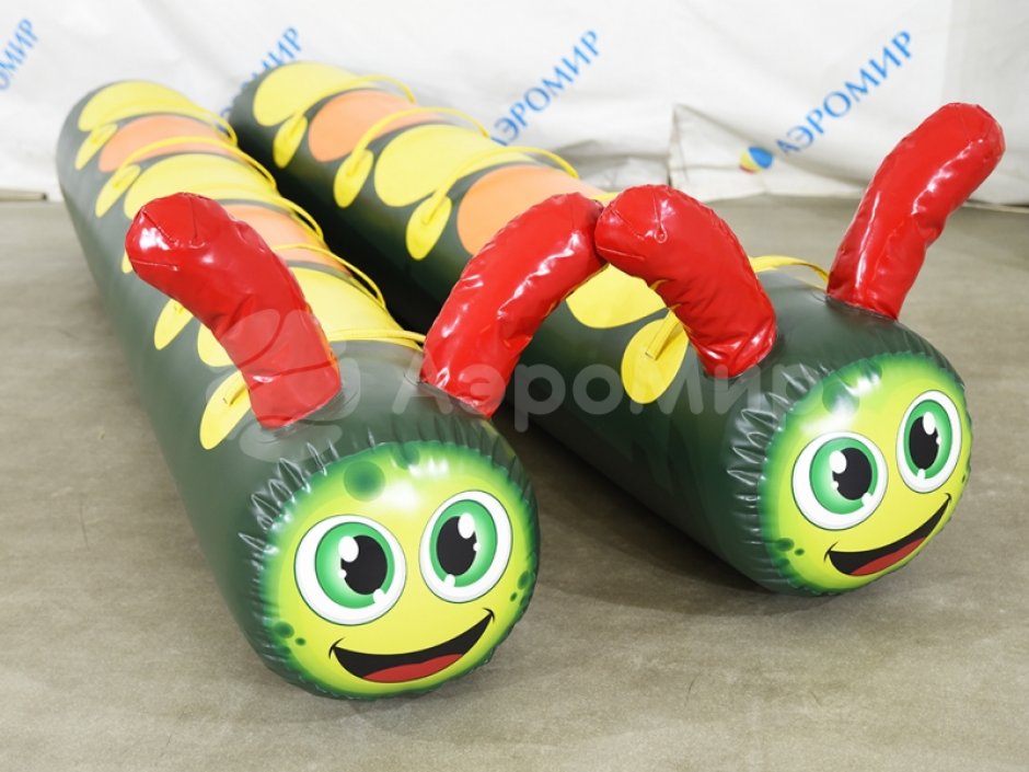 Надувная Торпеда-Гусеница — для веселых стартов, шуточных забегов и эстафет