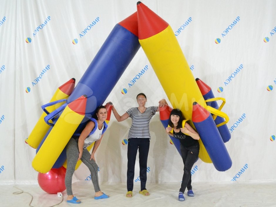 Космическая ракета — командный аттракцион на двоих