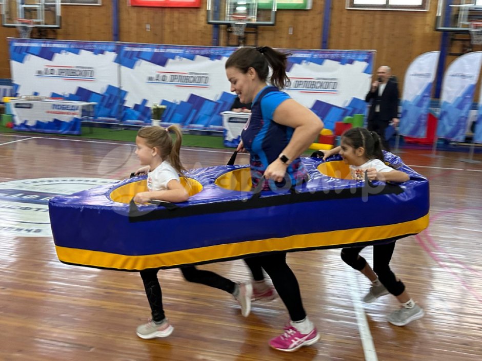 Мягкая лодочка — поролоновый реквизит для веселых стартов и развлечений