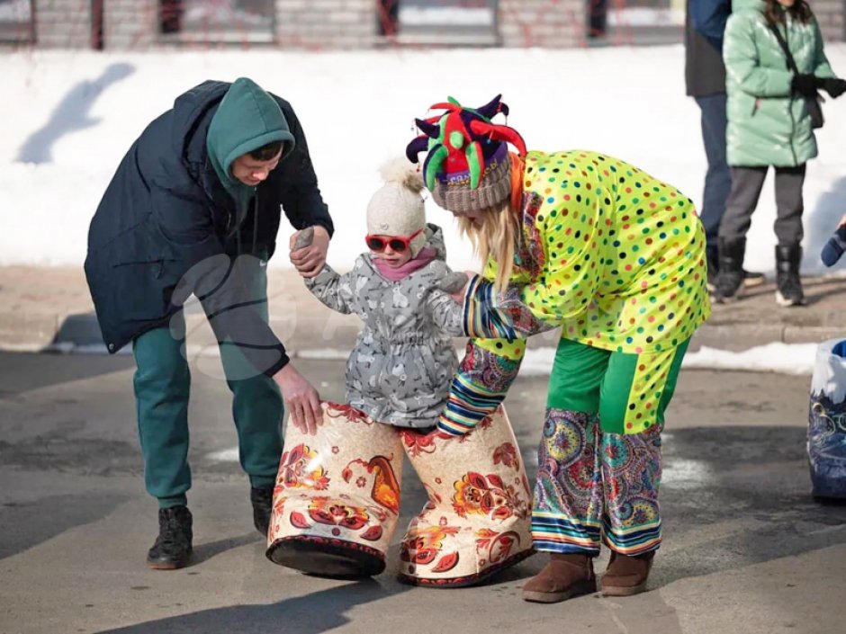 Командный игровой реквизит Гигантские валенки — для эстафет, забегов и игр