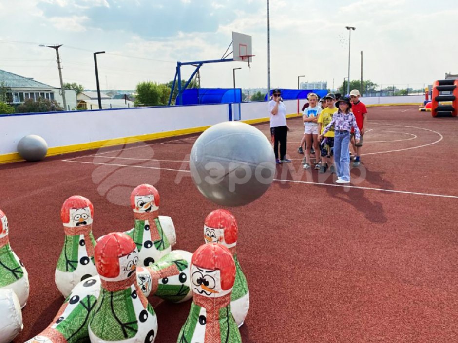 Надувной боулинг Снеговики (не использовать, смотреть id 58)