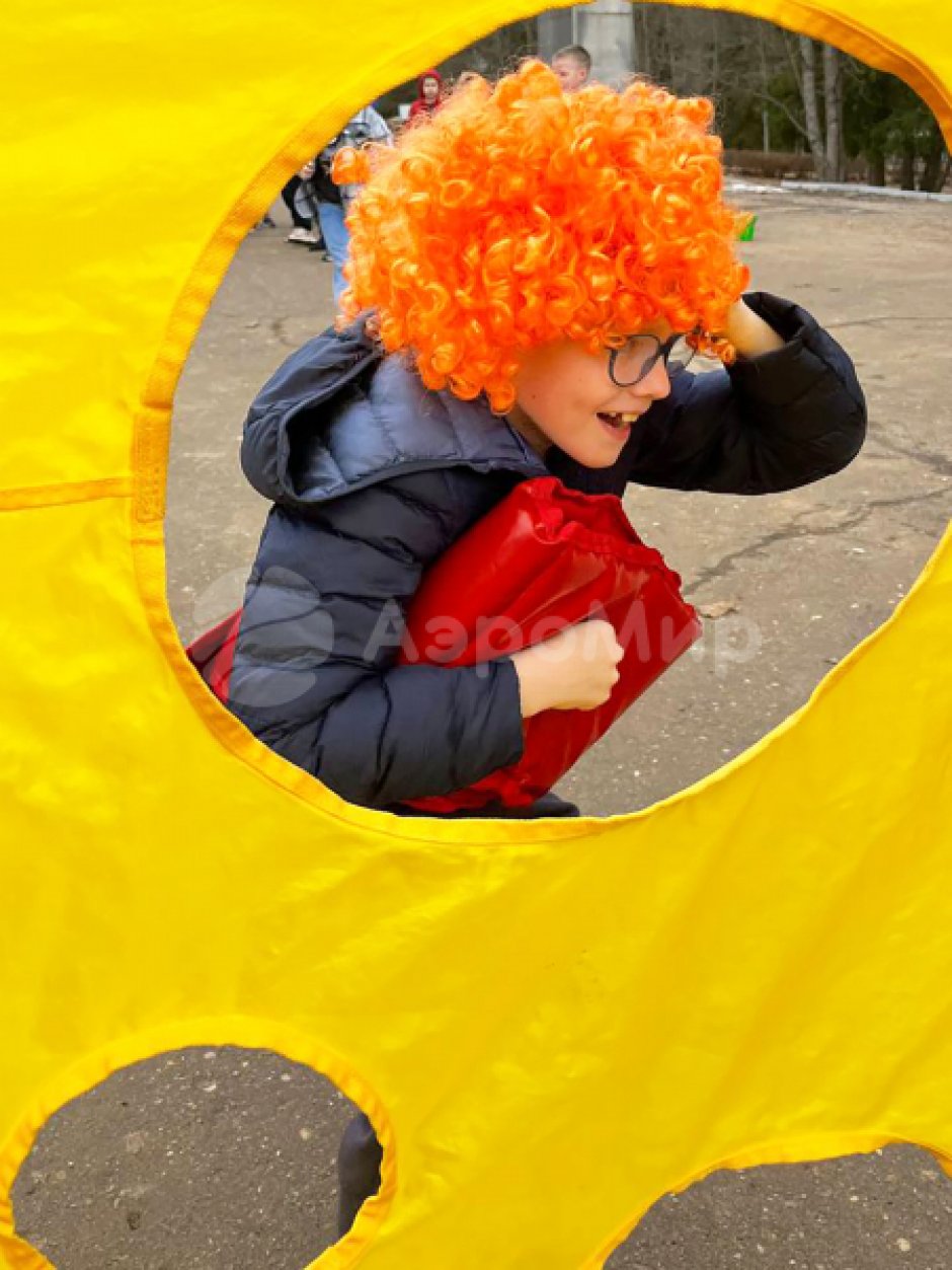 Гигантский сыр — детский реквизит для игр, аниматоров