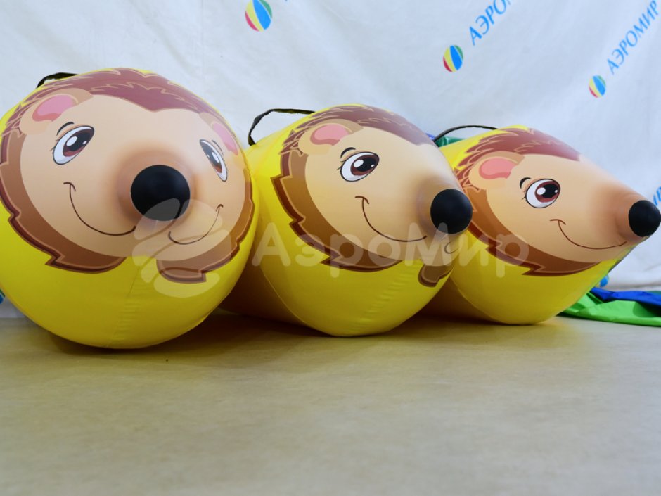 Надувная торпеда Скачки на ёжике — реквизит для эстафет, соревнований и веселых стартов