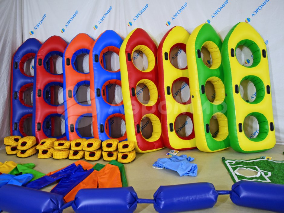 Надувная Лодочка — командная игра для эстафет и развлечений