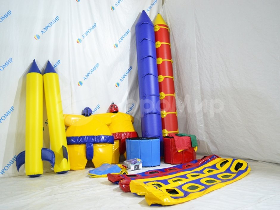 Надувная Ракета для детских эстафет, игр и развлечений