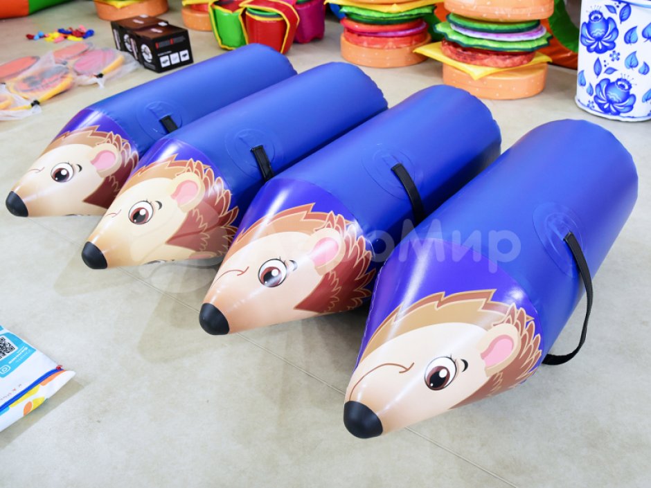 Надувная торпеда Скачки на ёжике — реквизит для эстафет, соревнований и веселых стартов