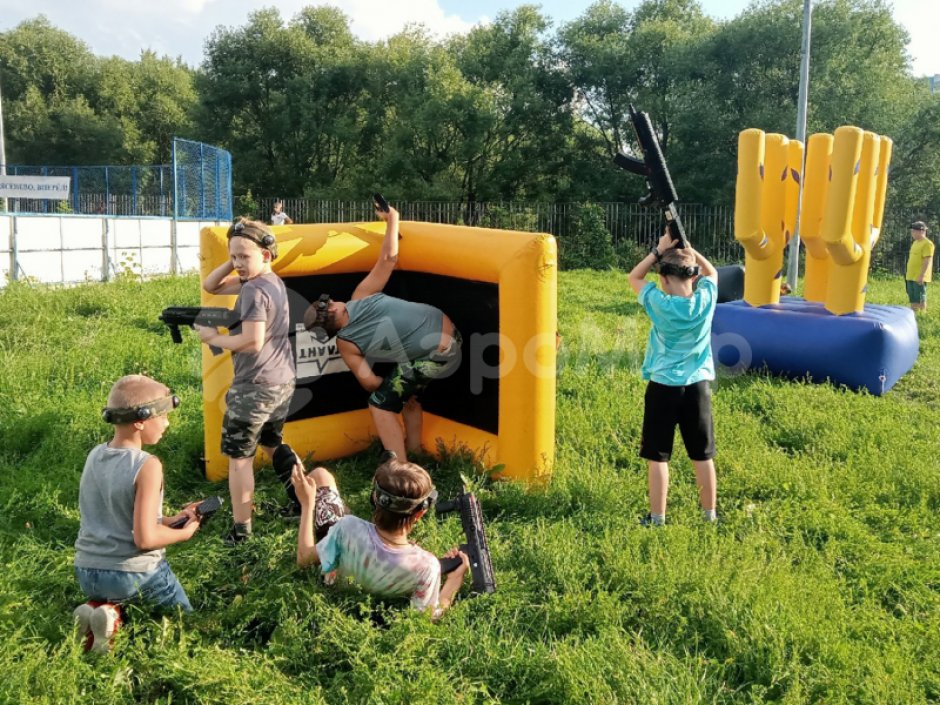 Надувная тактическая фигура Угол (Corner) для игры в пейнтбол, нёрф, лазертаг и арчеритаг