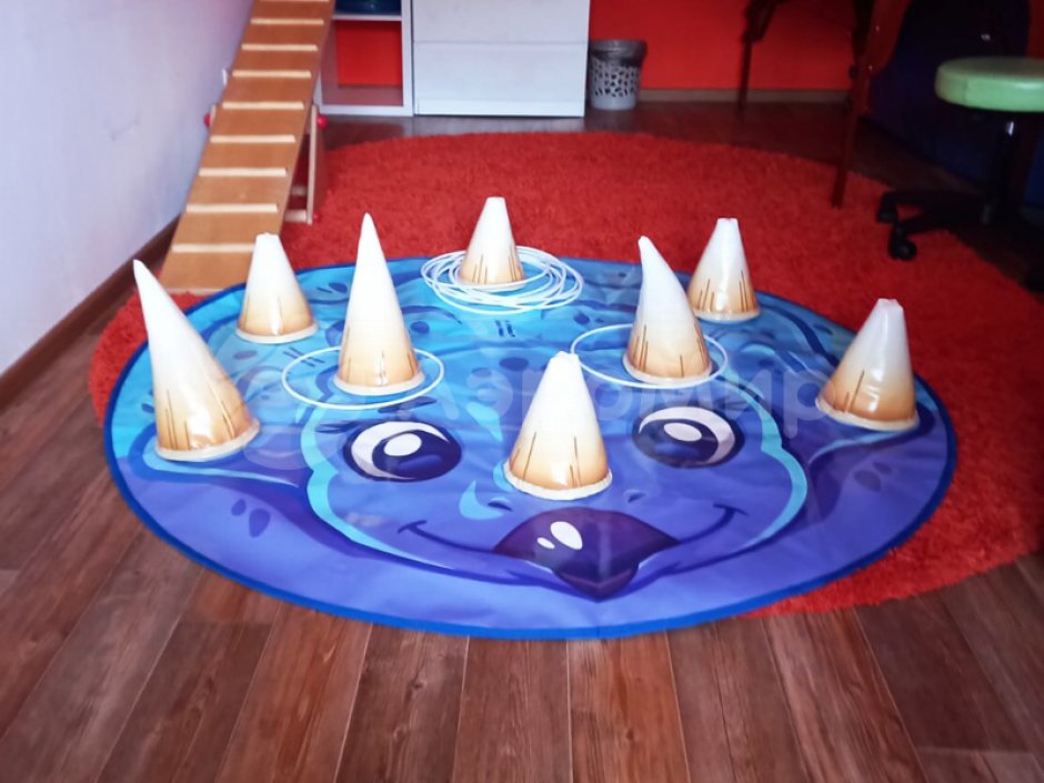 Командный игровой реквизит Напольный кольцеброс для детей