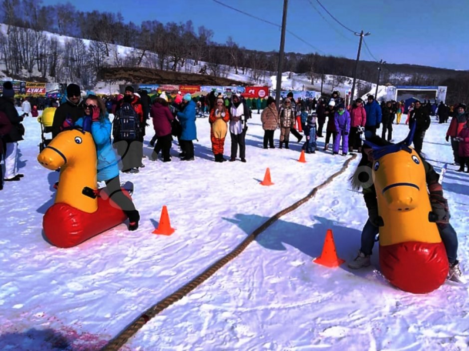 Лошадиные скачки — командный игровой реквизит для забегов и эстафет
