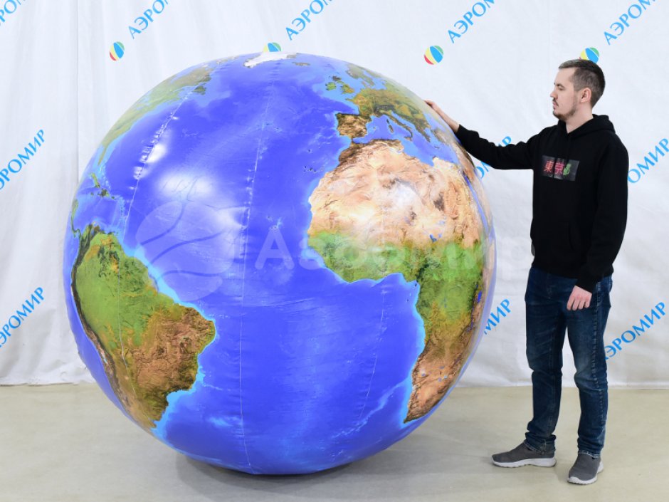 Надувной мяч глобус планета Земля