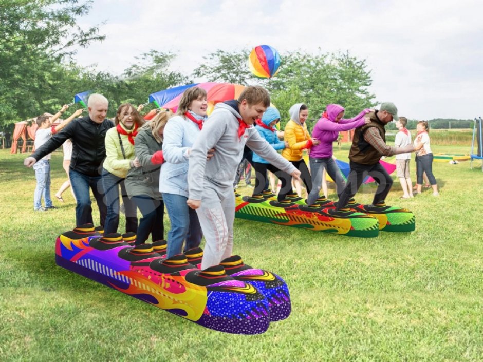 Игровой реквизит Командные лыжи — для детей и взрослых